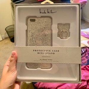 Clear Glitter Case compatible w/ iPhone 6-8 PLUS!